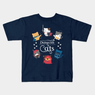 Dungeons & Cats Kids T-Shirt